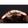 Svizzero Panerai Luminor Marina quadrante nero cinturino in pelle rossa cassa in oro rosa