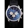 Breitling Transocean Quadrante Nero Cinturino in Gomma Nero Lunetta in Acciaio Inossidabile Lucidato