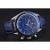 Omega Speedmaster quadrante blu cassa in acciaio inossidabile cinturino in pelle blu 622808