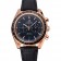 Omega Speedmaster quadrante nero cassa in oro cinturino in pelle nera 622809