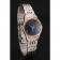Omega De Ville Ladies quadrante blu cassa in oro rosa Bracciale bicolore 1453784