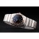 Omega Swiss Constellation Jewelry Cassa in oro rosa quadrante nero 98114