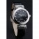 Omega Ladymatic quadrante nero cinturino in pelle nera 622458
