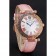 Franck Muller Double Mistery 4 Saisons quadrante bianco cassa in oro rosa cinturino in pelle rosa chiaro